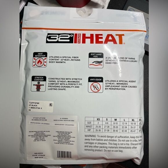 32 Degrees Cozy Leggings Size XS NWT - Picture 2 of 3